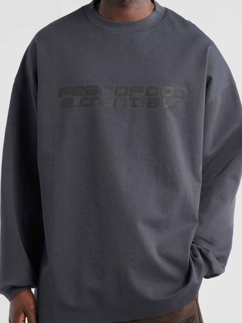 Men's Iron Gray Crewneck Sweatshirt